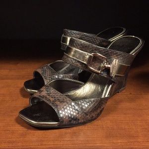 Charles and Keith animal pattern heels size 6.5
